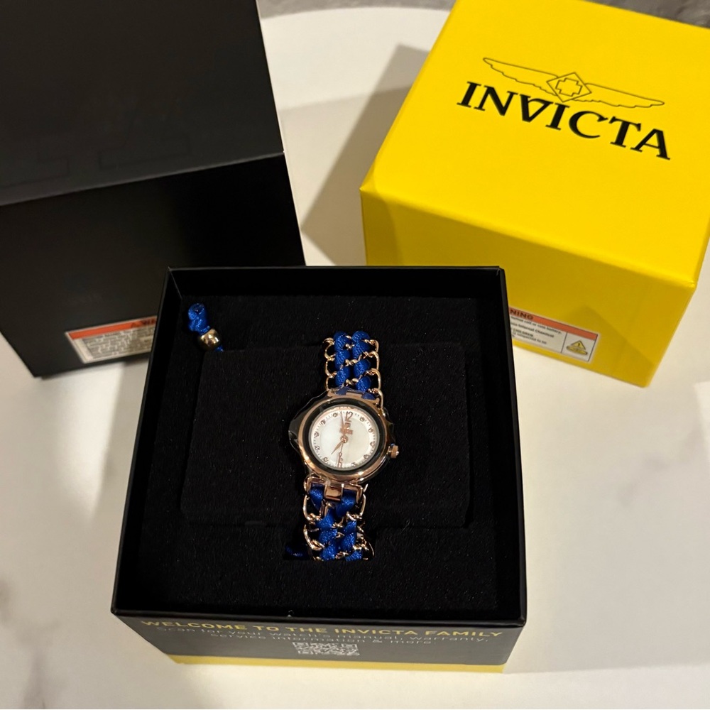Invicta X Montres Prestige Women's Watch - 25mm, Blue NWT